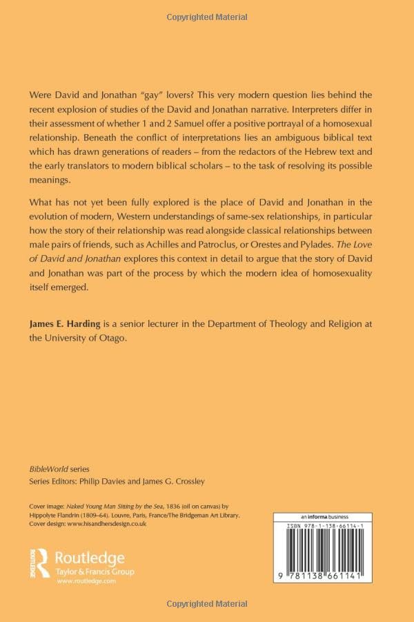 The Love of David and Jonathan: Ideology, Text, Reception (BibleWorld) - Retail Maharaj