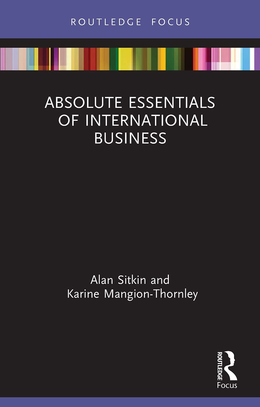 Absolute Essentials of International Business (Absolute Essentials of Business and Economics) - Retail Maharaj