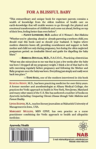 For a Blissful Baby: Healthy and Happy Pregnancy Vedic Medicine - Retail Maharaj