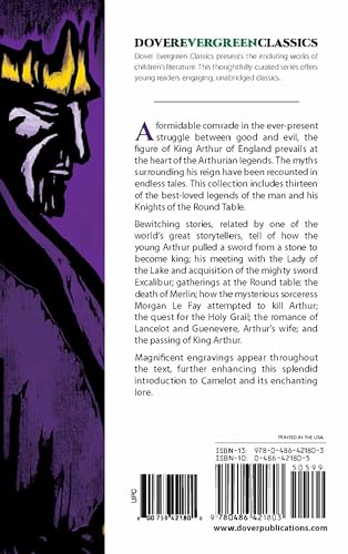 King Arthur:Tales from round Table: Tales from round Table: Tales from round Table (Dover Evergreen Classics)