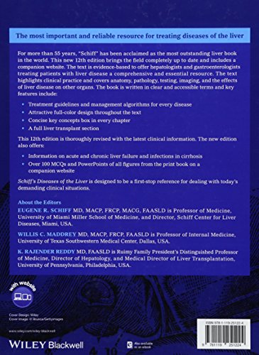 SCHIFFS DISEASES OF THE LIVER 12ED (HB 2018)
