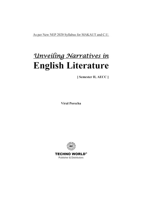 English Literature Se-2/Viral Porecha - Retail Maharaj