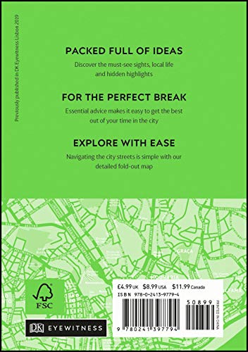 DK Lisbon Mini Map and Guide - Retail Maharaj