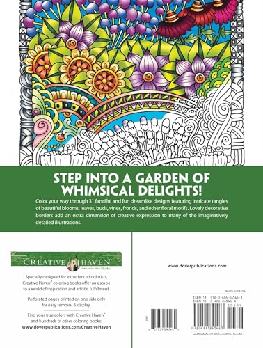 Creative Haven Entangled Gardens Coloring Book