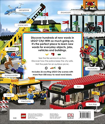 LEGO CITY Busy Word Book - Retail Maharaj