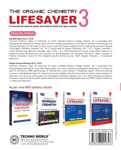 The Organic Chemistry Lifesaver 3 Semester 3 NEP - Retail Maharaj