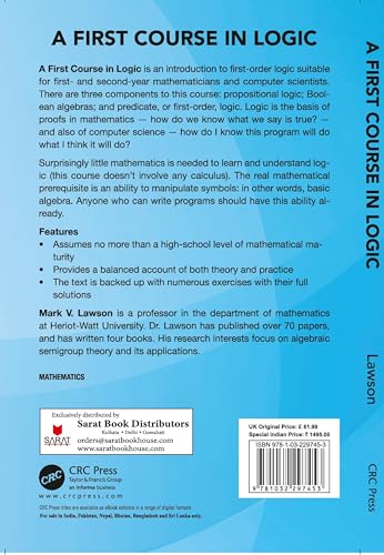 A First Course in Logic - Retail Maharaj