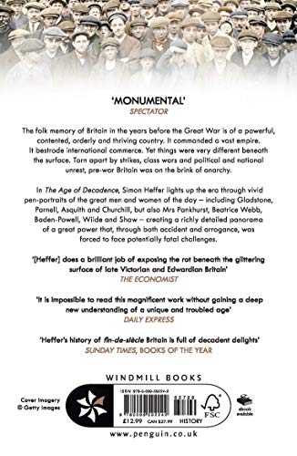 The Age of Decadence: Britain 1880 to 1914 - Retail Maharaj