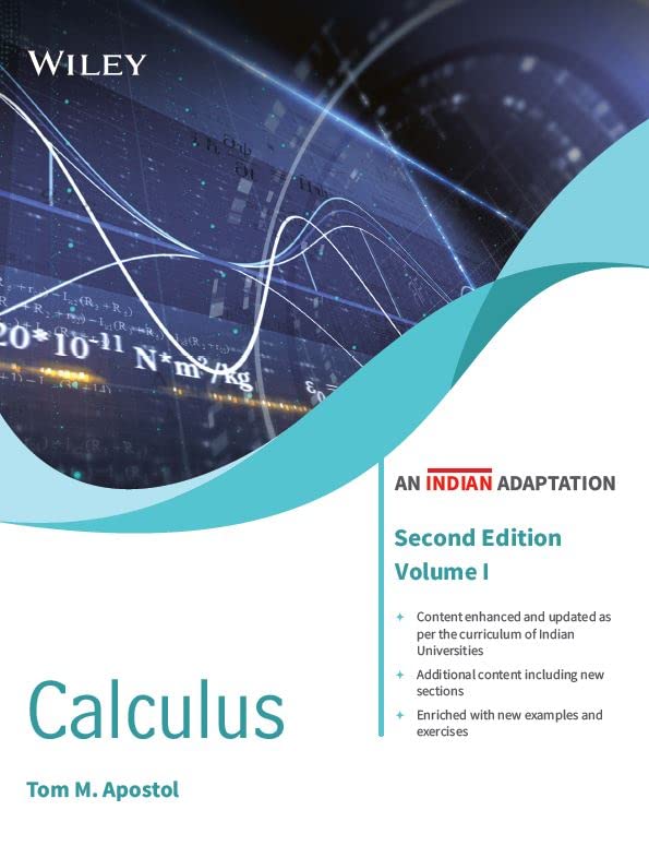 Calculus, Vol I, 2ed, An Indian Adaptation | New | BS | e | k - Retail Maharaj