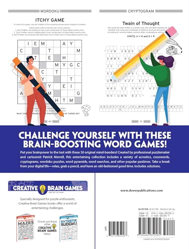 Creative Brain Games Perplexing Word Puzzles: Create Over 30 Magical Miniatures!