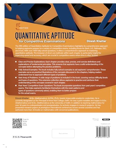 Quantitative Aptitude for Competitive Examinations | Useful for IBPS SBI, RBI , PO, Clerk, Bank, LIC, Railways, SSC | Includes fully solved example papers |7000 fully solved questions - Retail Maharaj