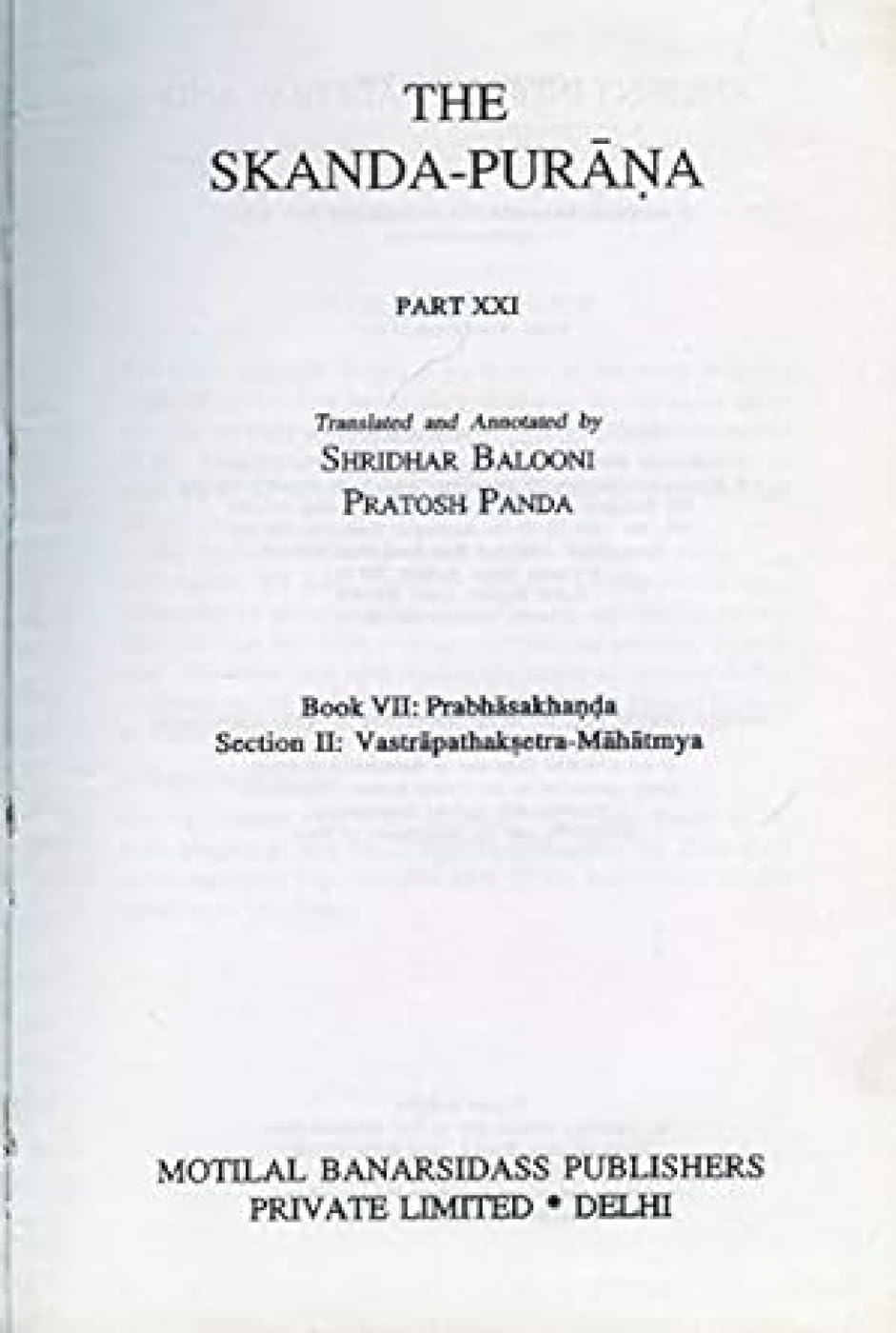 Skanda Purana - Part 21: Ancient Indian Tradition & Mythology - Retail Maharaj