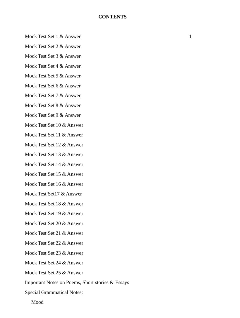 Reflection English SLST / Madrasah Service Commission (IX-X) Mock Test Series 1st Edition (English Version) - Retail Maharaj