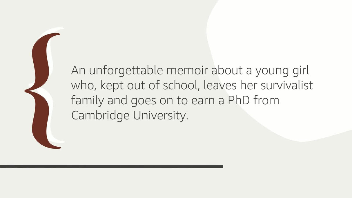 Educated: A Memoir - Retail Maharaj