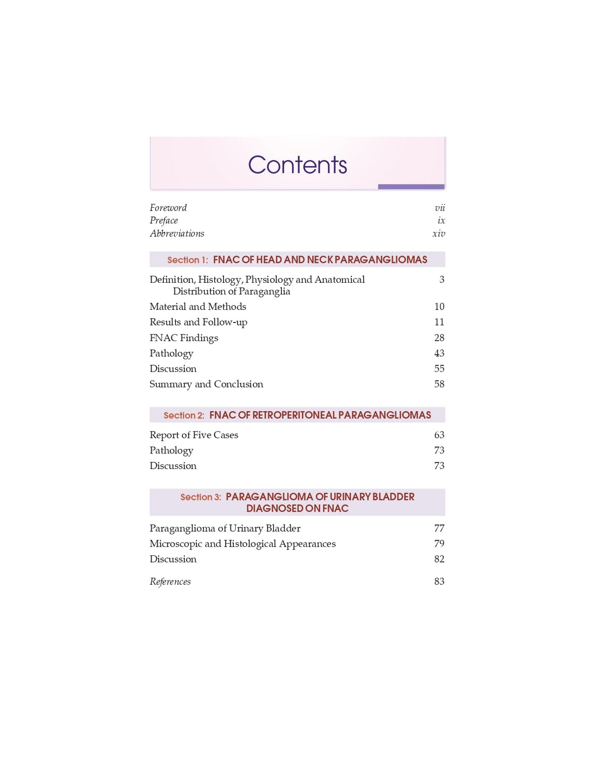 An Atlas of Fine Needle Aspiration Cytology of Paragangliomas
