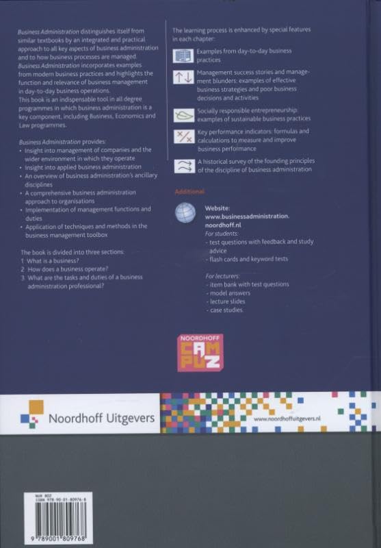 Business Administration (Routledge-Noordhoff International Editions) - Retail Maharaj