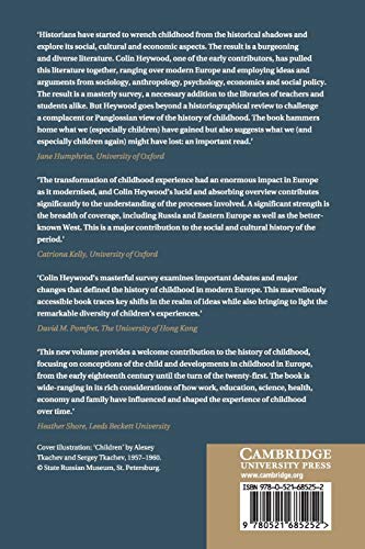 Childhood in Modern Europe: 56 (New Approaches to European History, Series Number 56)