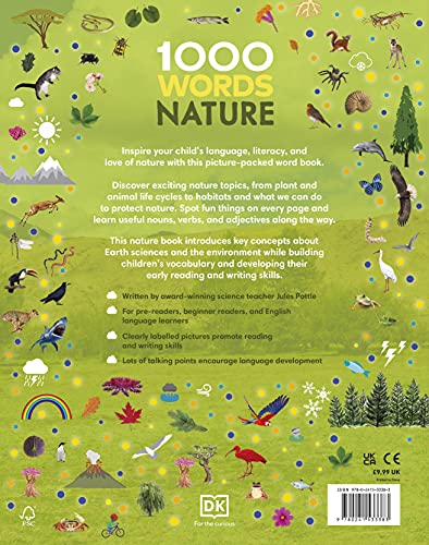 1000 Words: Nature: Build Nature Vocabulary and Literacy Skills - Retail Maharaj