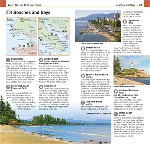 DK Eyewitness Top 10 Vancouver and Vancouver Island (Pocket Travel Guide) - Retail Maharaj