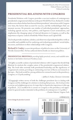 Presidential Relations with Congress: Presidential Briefings (Presidential Briefings Series) - Retail Maharaj