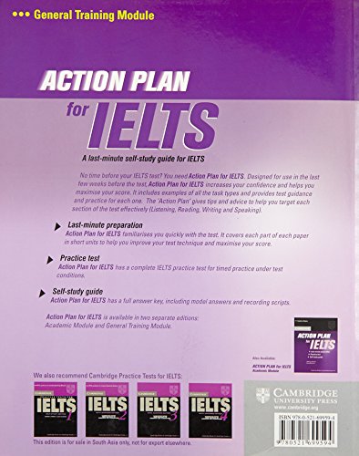 Action Plan for IELTS- General Training Module with CD