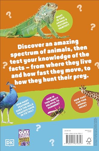 Quiz Yourself Clever! Animals of the World (DK Quiz Yourself Clever) - Retail Maharaj