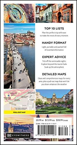 DK Eyewitness Top 10 Prague (Pocket Travel Guide) - Retail Maharaj