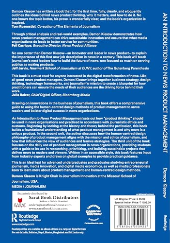 An Introduction to News Product Management:Innovation for Newsrooms and Readers - Retail Maharaj