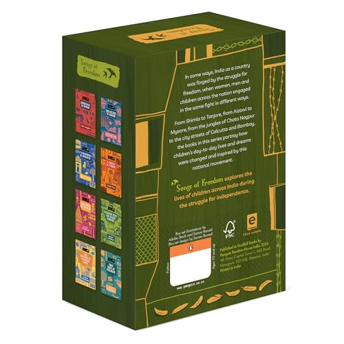 Songs of Freedom: Tales of the Independence Movement from All Over India: Boxset with 8 books by bestselling authors | Middle Grade Historical Fiction | Ages 10+ - Retail Maharaj