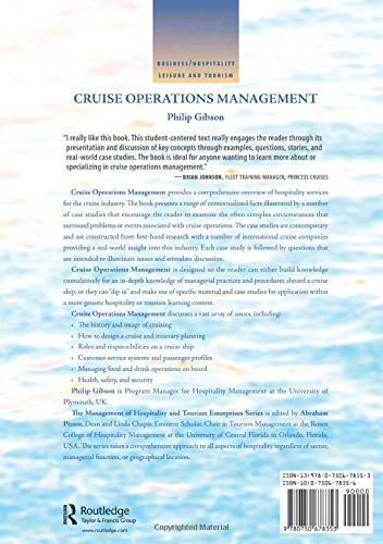 Cruise Operations Management: Hospitality Perspectives (The Management of Hospitality and Tourism Enterprises) - Retail Maharaj