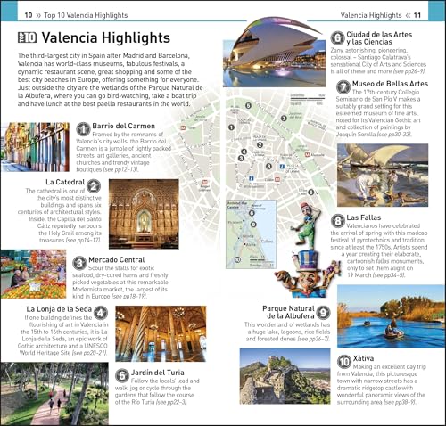DK Eyewitness Top 10 Valencia (Pocket Travel Guide) - Retail Maharaj