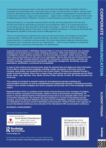 Corporate Communication:A Marketing Viewpoint - Retail Maharaj