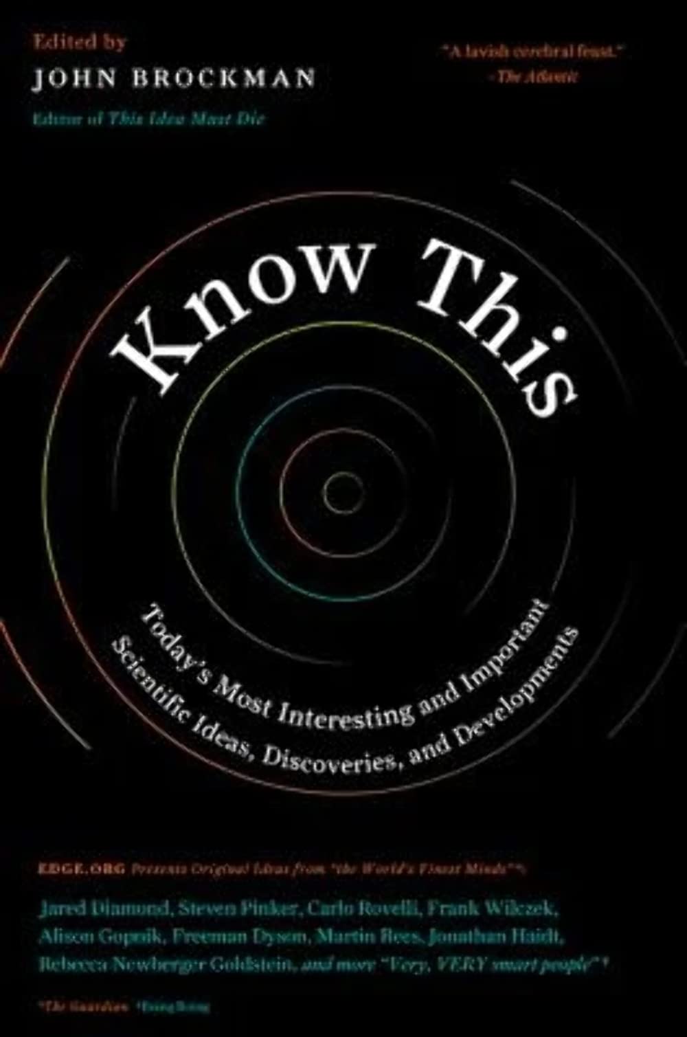 Know this: Today's Most Interesting and Important Scientific Ideas, Discoveries, and Developments (Edge Question Series) - Retail Maharaj