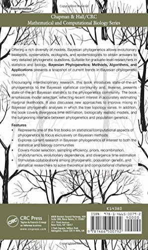 Bayesian Phylogenetics: Methods, Algorithms, and Applications (Chapman & Hall/CRC Computational Biology Series) - Retail Maharaj