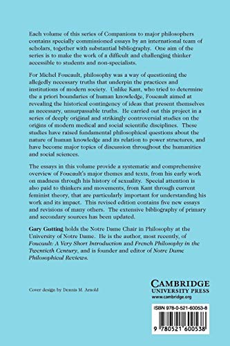 The Cambridge Companion to Foucault (Cambridge Companions to Philosophy)