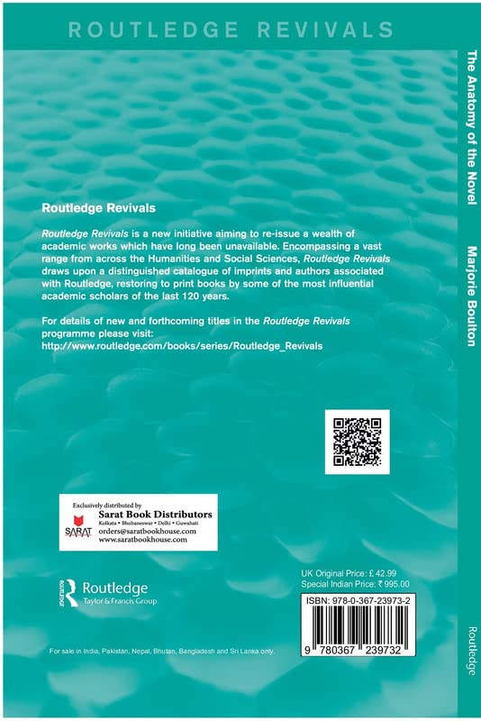 The Anatomy of the Novel (Routledge Revivals) - Retail Maharaj