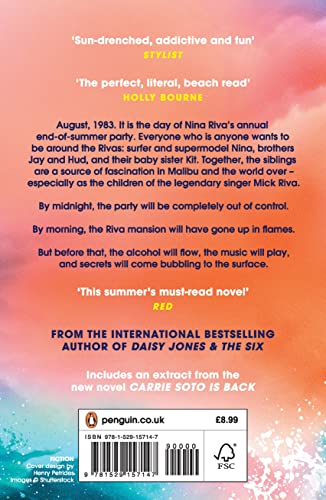 Malibu Rising: From the Sunday Times bestselling author of CARRIE SOTO IS BACK - Retail Maharaj