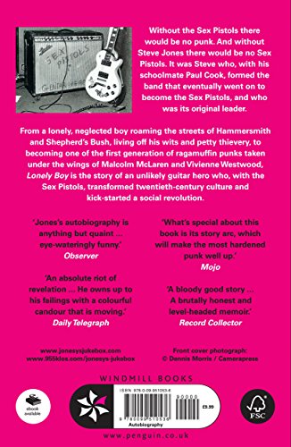 Lonely Boy: Tales from a Sex Pistol (Soon to be a limited series directed by Danny Boyle) - Retail Maharaj