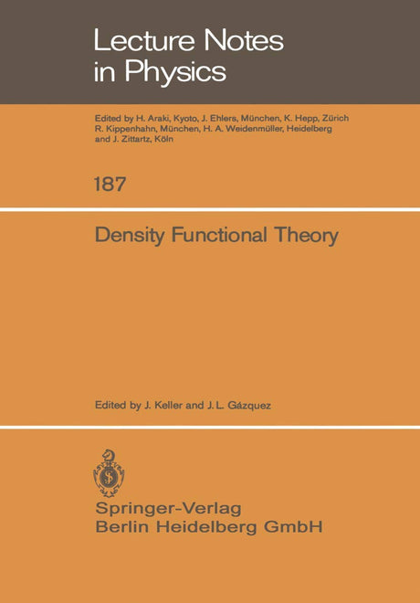 Density Functional Theory: 187 (Lecture Notes in Physics) - Retail Maharaj