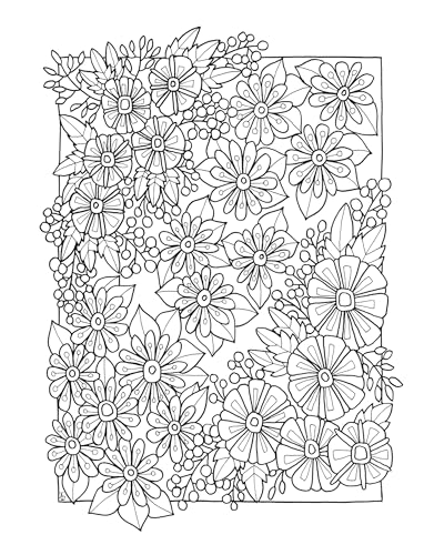 Creative Haven Entangled Gardens Coloring Book