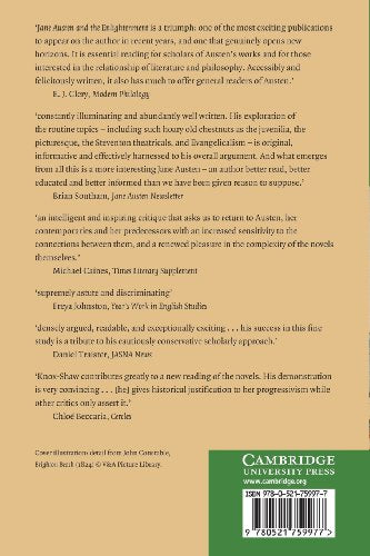 Jane Austen and the Enlightenment