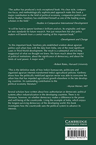 Democracy, Development, and the Countryside: Urban-Rural Struggles in India (Cambridge Studies in Comparative Politics)