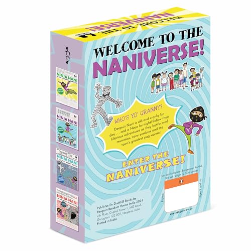 Welcome to the Naniverse! Four Mind-boggling, Nerve-tingling and Zip-zapping Adventures of a Superhero Like No Other!: Boxset with 4 books | Ages 8+ | Bestselling author - Retail Maharaj