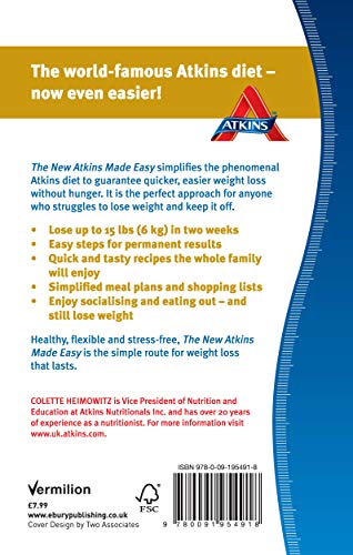 The New Atkins Made Easy: The faster, simpler way to lose weight and feel great – starting today! - Retail Maharaj