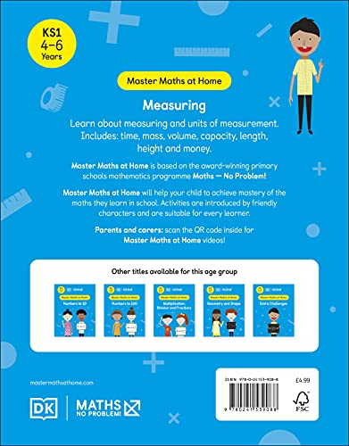 Maths - No Problem! Measuring, Ages 4-6 (Key Stage 1): Facts at Your Fingertips - Retail Maharaj