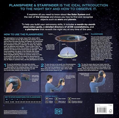 Planisphere and Starfinder: Includes Easy-to-Use Planisphere - Retail Maharaj