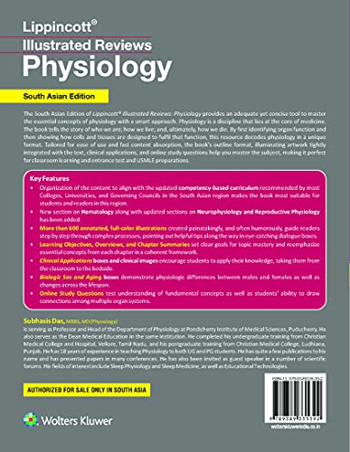 Lippincott’s Illustrated Reviews Physiology, South Asian ed - Retail Maharaj