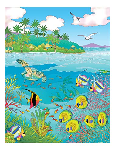 Creative Haven Tropical Wonders Coloring Book