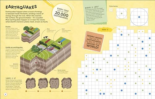 Brain Booster Volcanoes and Earthquakes: Over 100 Mind-Boggling Activities that Make Learning Easy and Fun - Retail Maharaj