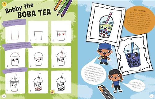 Draw with Art for Kids Hub Cute and Funny Foods - Retail Maharaj